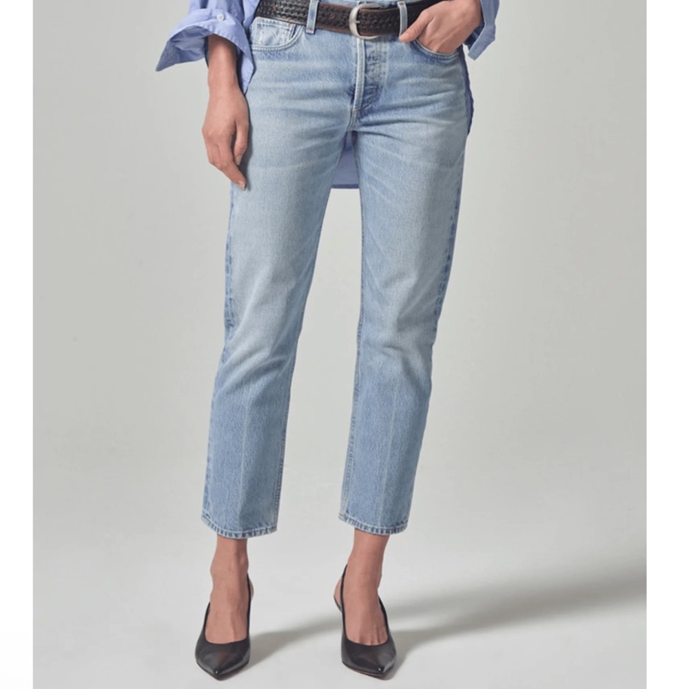 Citizens Of Humanity Isla Low Rise Straight In Spector Size 29